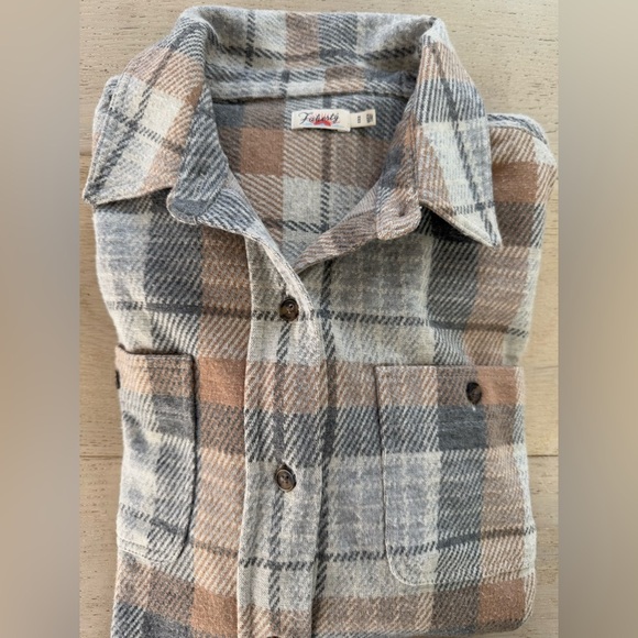 Faherty Legend Sweater Shirt Plaid Size M - Picture 7 of 9